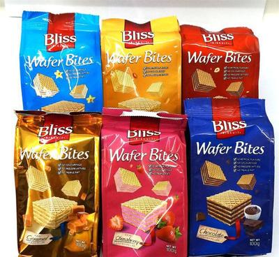 【批發(fā)阿拉伯聯(lián)合酋長(zhǎng)國進(jìn)口比麗滋夾心威化餅多口味100克/袋】?jī)r(jià)格_廠家_圖片 -